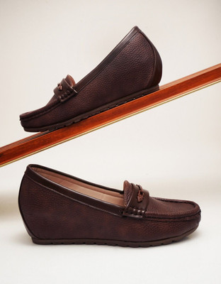 TRYME Women Bellies(Brown , 4)