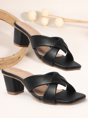 Denill Women Heels(Black , 8)