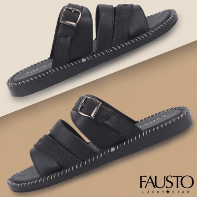 FAUSTO Men Casual(Black , 11)