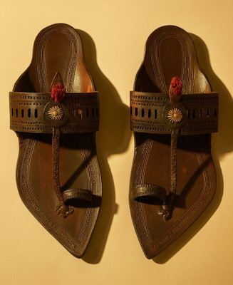 Kolhapuri Men Sandals(Brown , 8)