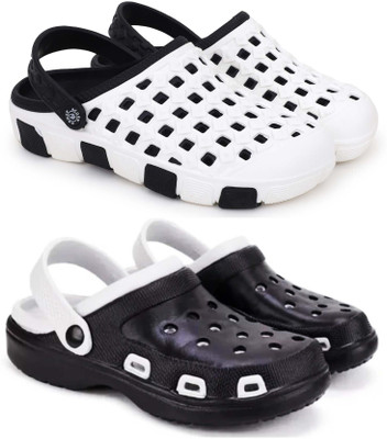 KAPYANSH Men Clogs(Black, Black , 7)