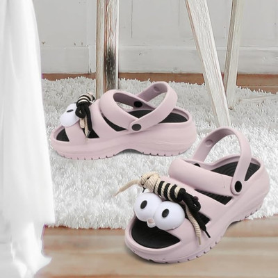 GOKIK Women Clogs(Pink , 3)