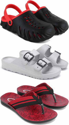 Pennen Men Clogs(Red , 9)