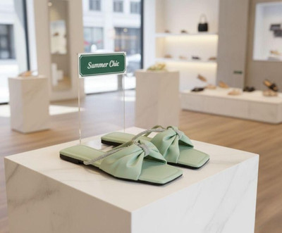 PZ MIR Women Flats(Green , 4)