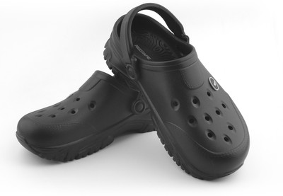 RED TAPE Men Clogs(Black , 9)