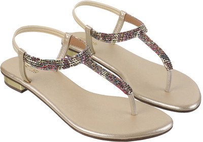 METRO Women Flats(Gold , 6)