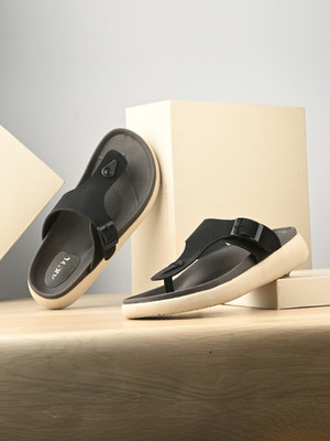 Arivo Men Sandals(Black, Beige , 7)