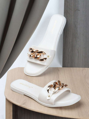 Dressberry Women Flats(White , 4)