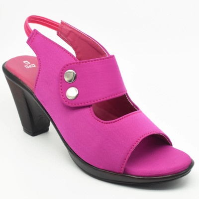 Flowers Life Women Heels(Pink , 5)