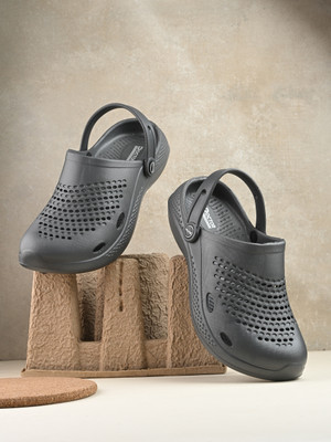 Doctor Health Super Soft Men Clogs(Grey , 6)