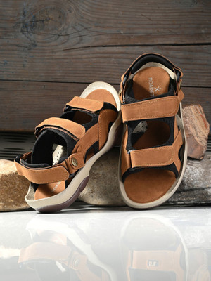 Roadster Men Sandals(Tan , 6)