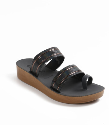 Comfro Women Heels(Black , 8)