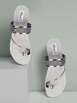 Paduki Women Flats(Grey , 7)