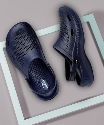 asian Men Clogs(Navy , 8)