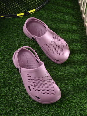 HRX by Hrithik Roshan Women Clogs(Purple , 4)