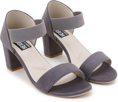 heighten Women Heels(Grey , 4)