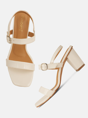 Dressberry Women Heels(White , 5)
