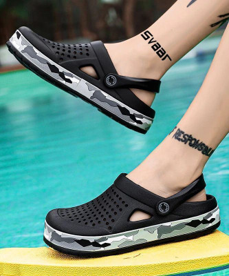 Svaar Men Clogs(Black , 7)