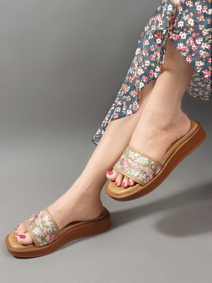 ANOUK Women Heels(Yellow , 8)