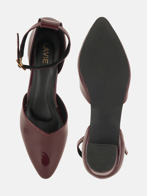 LAVIE Women Heels(Maroon , 5)