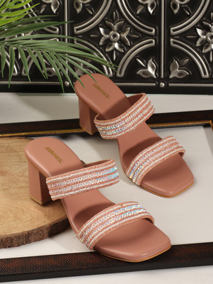 ANOUK Women Heels(Pink , 6)
