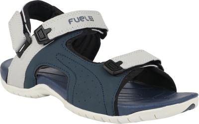 FUEL Men Sports Sandals(Navy, Grey , 6)