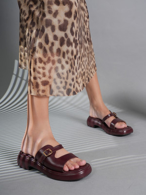 Roadster Women Heels(Maroon , 5)