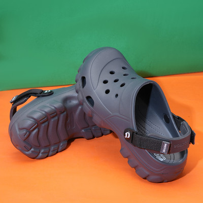 DOCTOR EXTRA SOFT Men Clogs(Grey , 7)