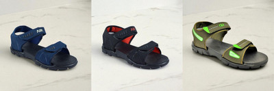 Classica Men Sandals(Blue, Black, Red, Olive , 8)