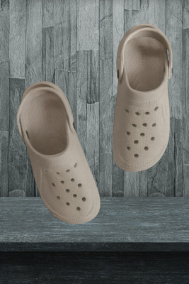 AARKshit Men Clogs(Grey , 9)