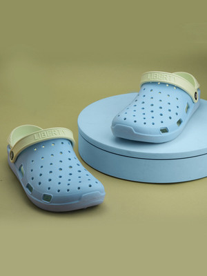 LIBERTY Women Clogs(Blue , 5.5)