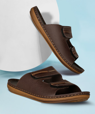 Bata Men Flats(Brown , 10)