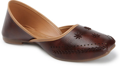 SNEAKERSVILLA Women Bellies(Brown , 5)