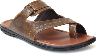 AJANTA Men Flats(Brown , 8)