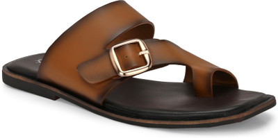 House of Pataudi Men Sandals(Tan , 7)