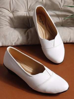 STYLE BUY STYLE Bellies For Women(White , 8)