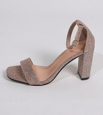Gloglamp Women Heels(Copper , 3)