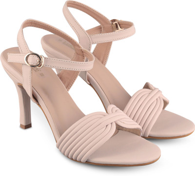 LUXEVE Women Heels(Natural , 4)