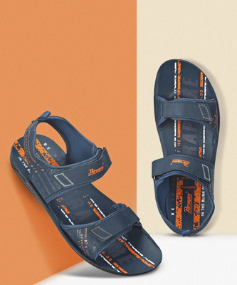 Paragon Velcro Casual Sandals Lightweight Durable Ideal Everyday use Men Sandals(Blue , 9)