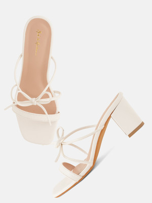 Mast & Harbour Women Heels(White , 5)