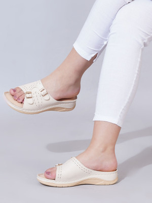 SHOETOPIA Women Flats(Beige , 5)