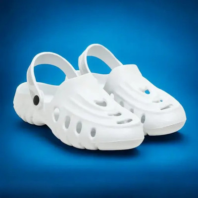 BOKZZON Men Sandals(White , 7)