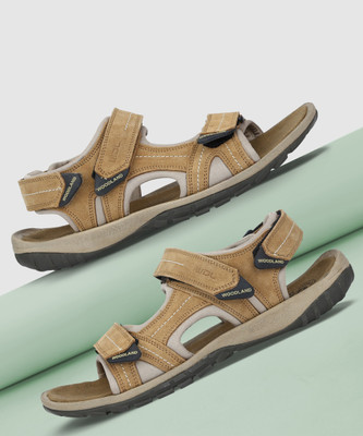 WOODLAND Men Sandals(Camel , 8)