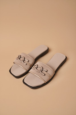 FIFTHTOE Women Flats(Beige , 8)