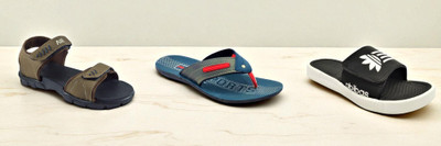 Classica Men Sandals(Brown, Blue, Red, Black , 7)