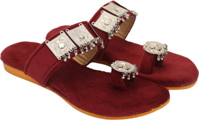 RTC ROYAL TRADING COMPANY Women Heels(Red , 9)