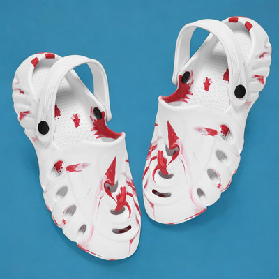 Begone Men Clogs(Red , 6)