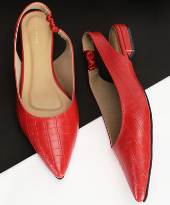 VAN HEUSEN Women Flats(Red , 3)