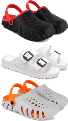 Pennen Men Clogs(Orange , 9)