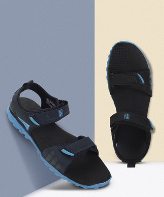 Paragon K1420G Stylish Lightweight & Durable Navy Blue Velcro Dailywear Men Sandals(Blue , 8)